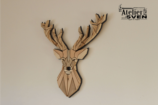 Cerf Géométrique