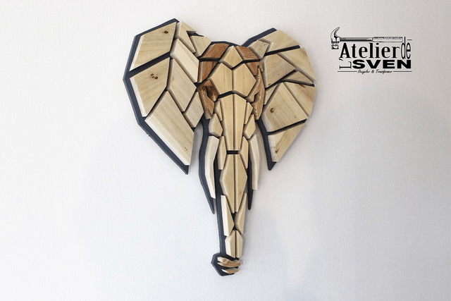 Eléphant Géométrique